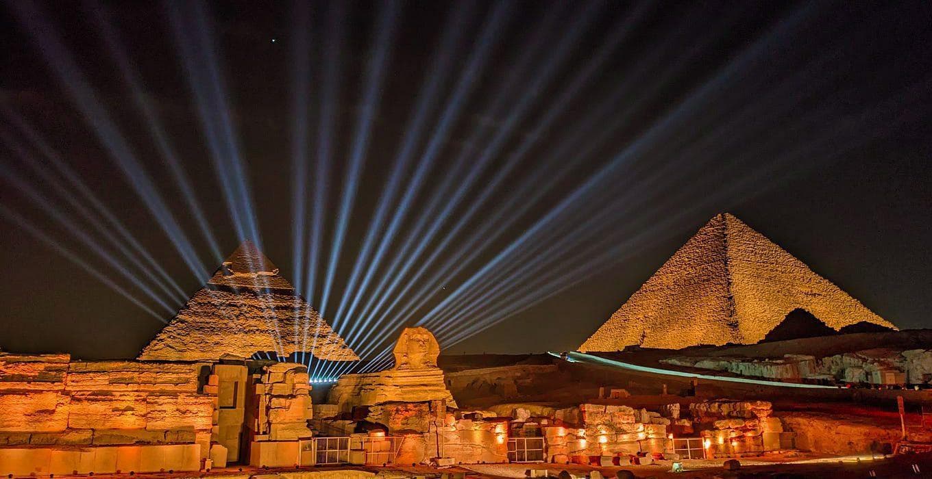 Spettacolo Suoni e Luci alle Piramidi: Spettacolo Serale a Giza