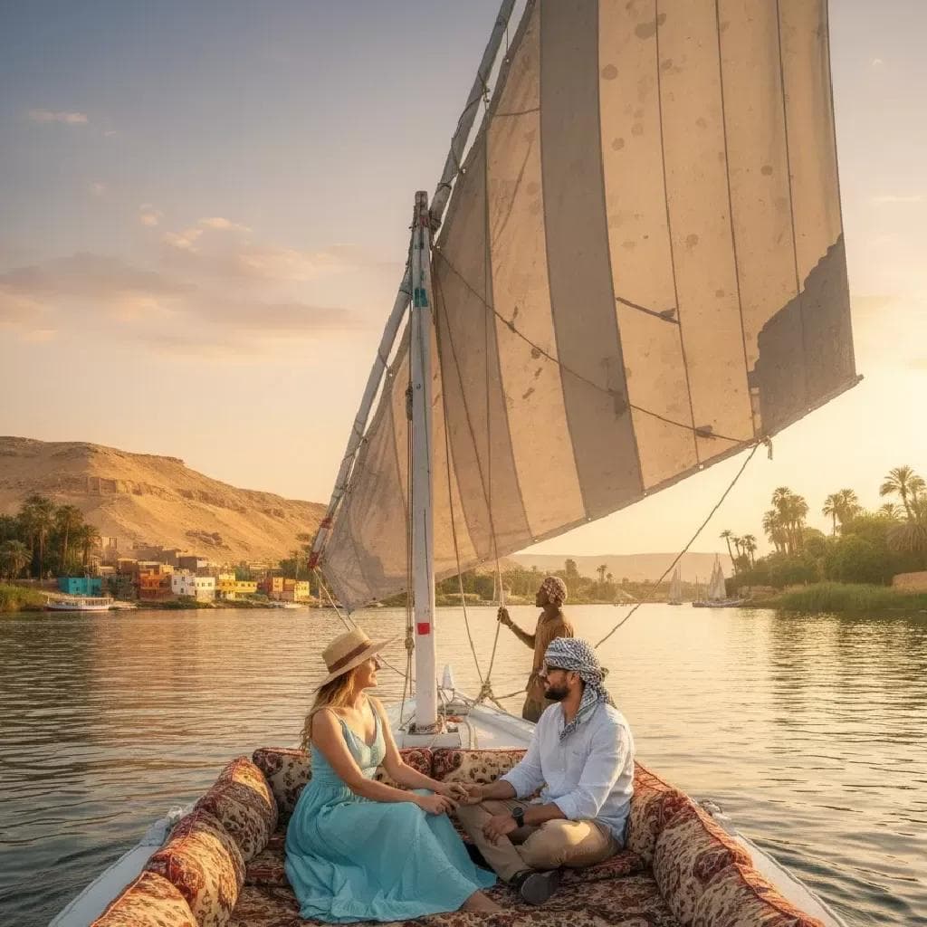 Tour Villaggio Nubiano Aswan in Feluca | Barca Tradizionale e Cultura