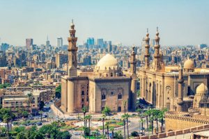 The city of Cairo in Egypt
